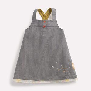 Gray Stardust Dress By Moulin Roty